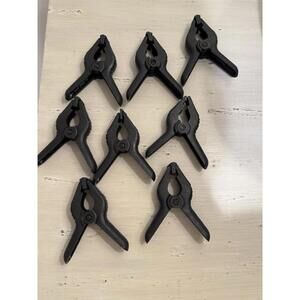 8 Large Curtain Clamps To Keep Curtains From Separating When Closed!!